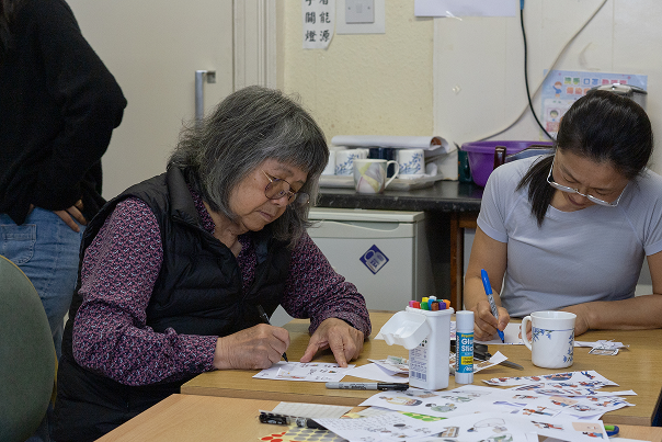 Retiree at activity